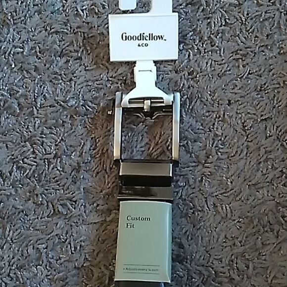 Goodfellow Custom Fit Black Belt L - Picture 2 of 5